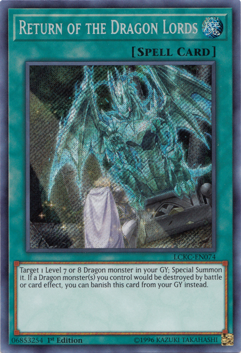 Return of the Dragon Lords [LCKC-EN074] Secret Rare | L.A. Mood Comics and Games