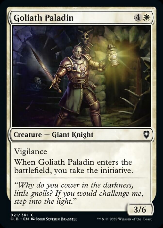 Goliath Paladin [Commander Legends: Battle for Baldur's Gate] | L.A. Mood Comics and Games