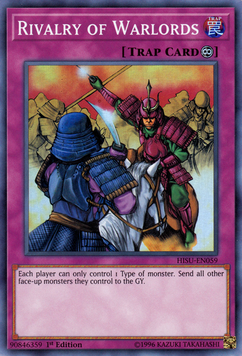 Rivalry of Warlords [HISU-EN059] Super Rare | L.A. Mood Comics and Games