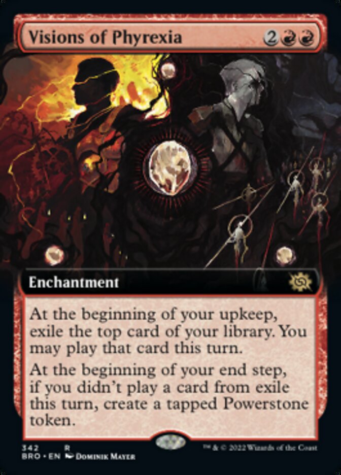 Visions of Phyrexia (Extended Art) [The Brothers' War] | L.A. Mood Comics and Games