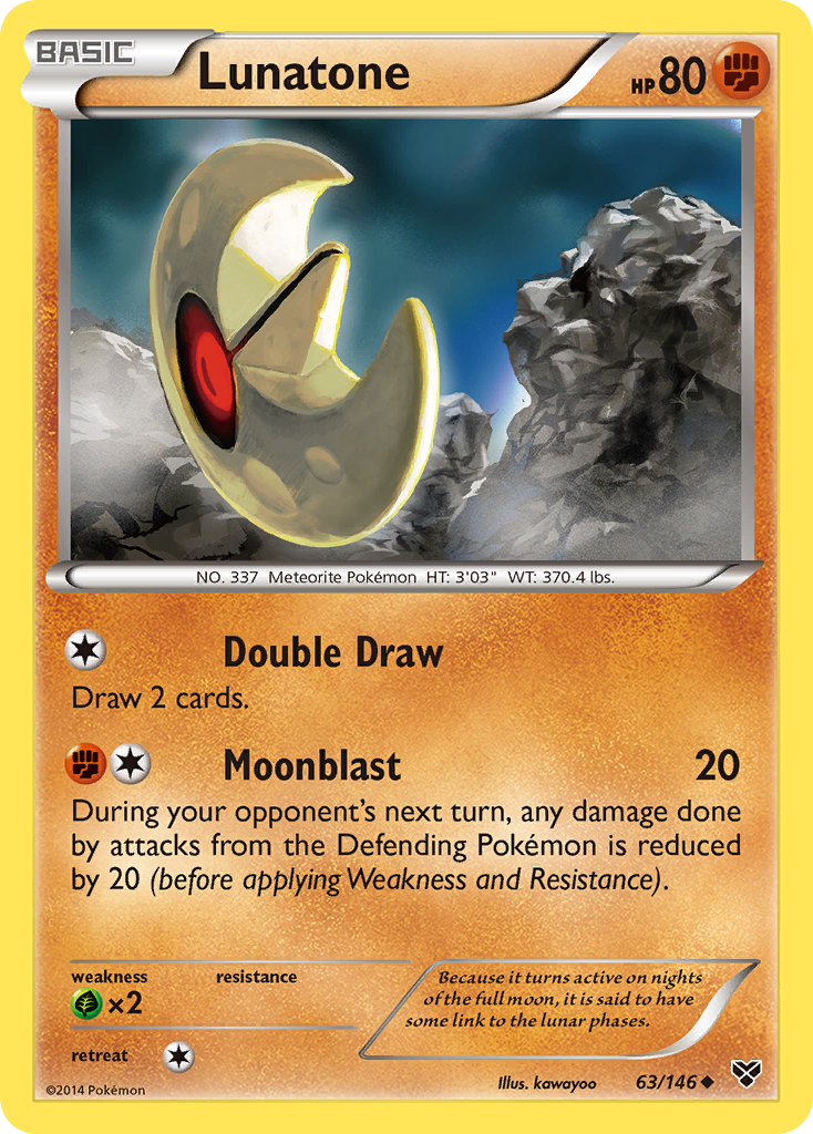 Lunatone (63/146) [XY: Base Set] | L.A. Mood Comics and Games