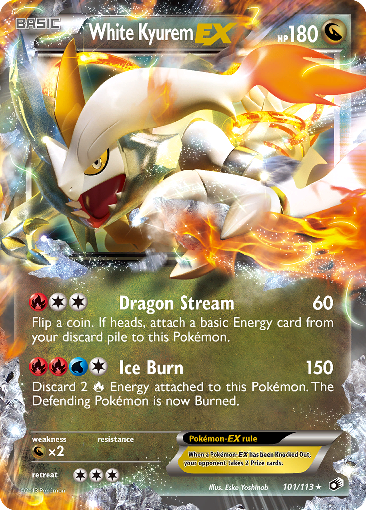 White Kyurem EX (101/113) [Black & White: Legendary Treasures] | L.A. Mood Comics and Games