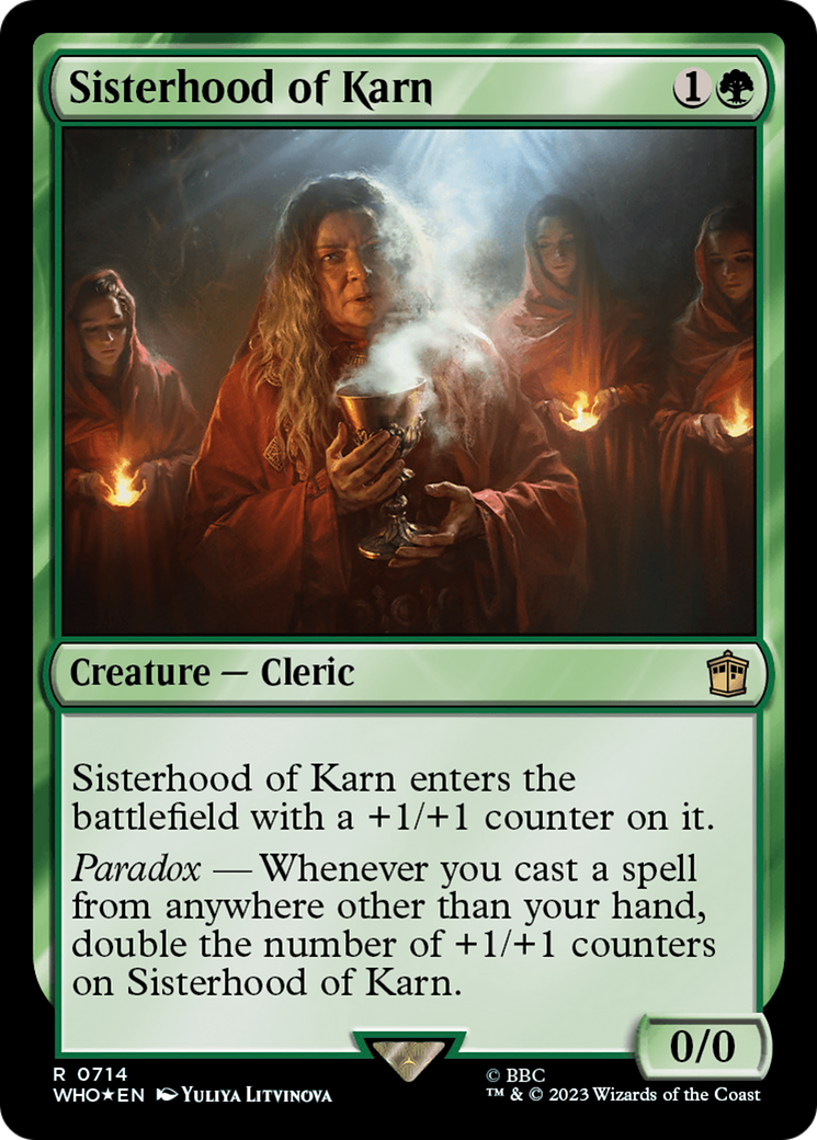 Sisterhood of Karn (Surge Foil) [Doctor Who] | L.A. Mood Comics and Games