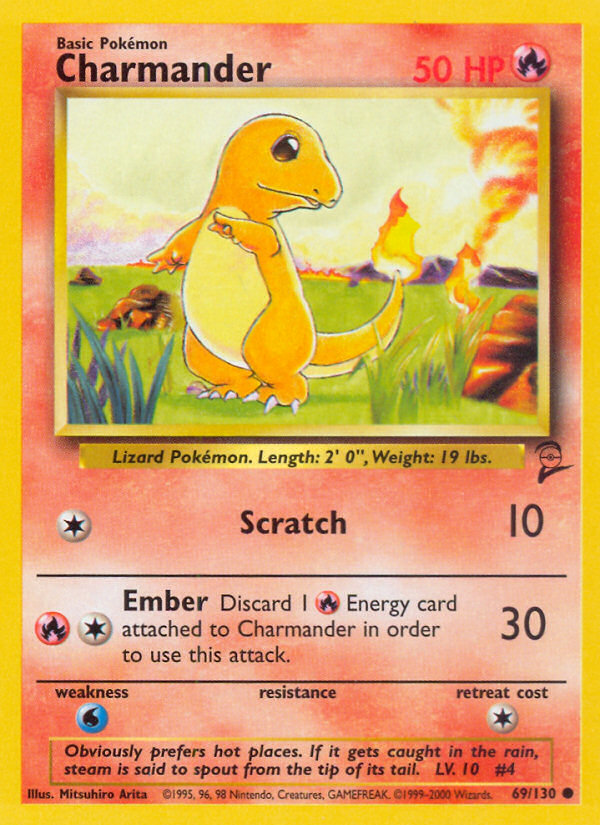 Charmander (69/130) [Base Set 2] | L.A. Mood Comics and Games