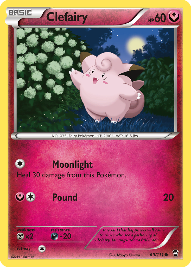 Clefairy (69/111) [XY: Furious Fists] | L.A. Mood Comics and Games