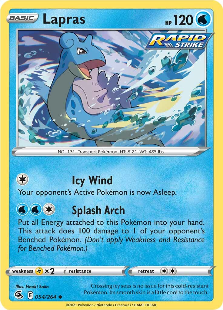 Lapras (054/264) [Sword & Shield: Fusion Strike] | L.A. Mood Comics and Games