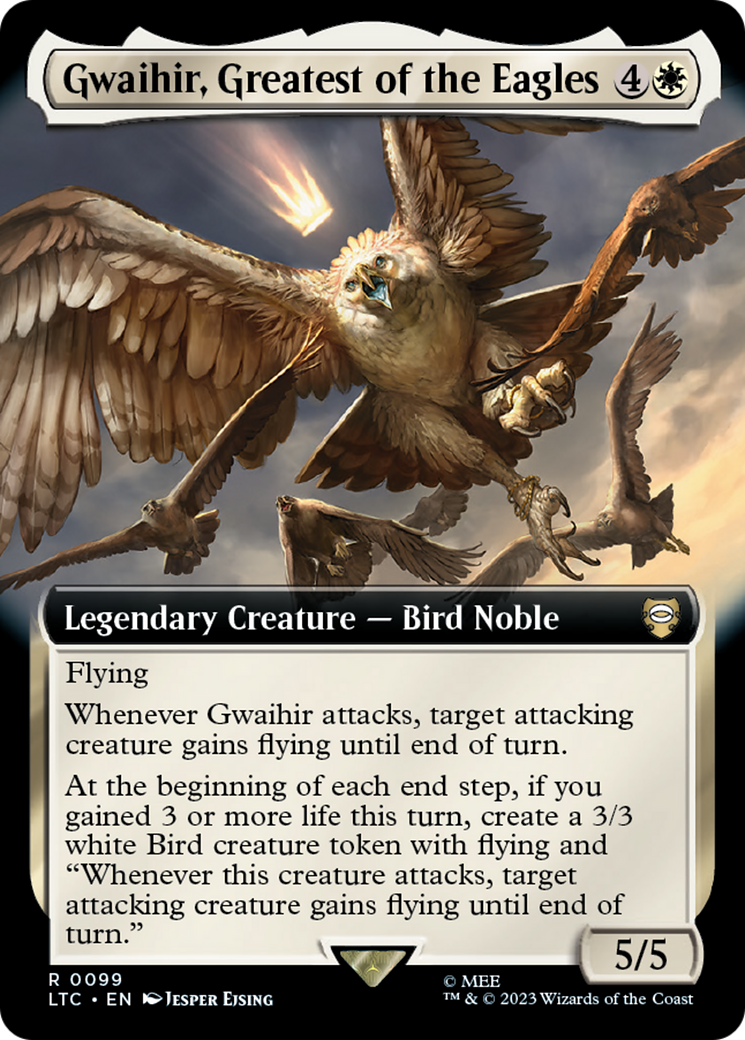 Gwaihir, Greatest of the Eagles (Extended Art) [The Lord of the Rings: Tales of Middle-Earth Commander] | L.A. Mood Comics and Games