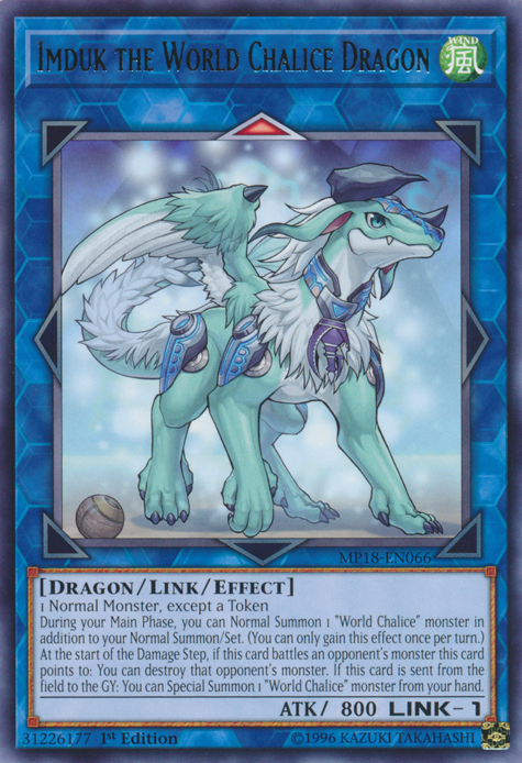 Imduk the World Chalice Dragon [MP18-EN066] Rare | L.A. Mood Comics and Games