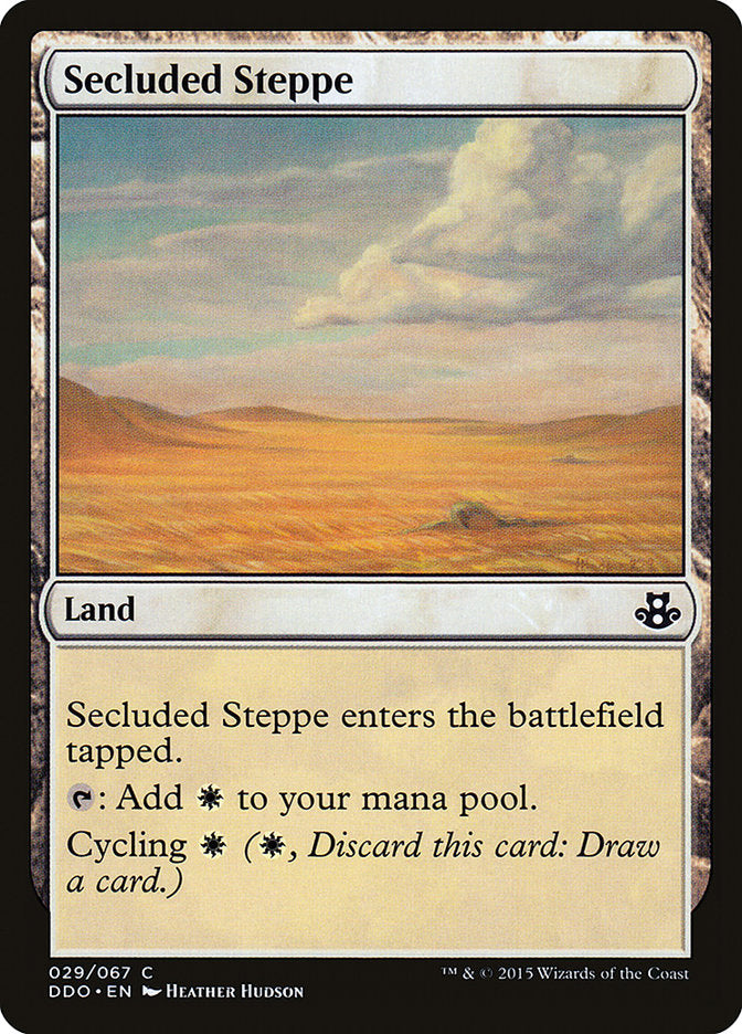 Secluded Steppe [Duel Decks: Elspeth vs. Kiora] | L.A. Mood Comics and Games