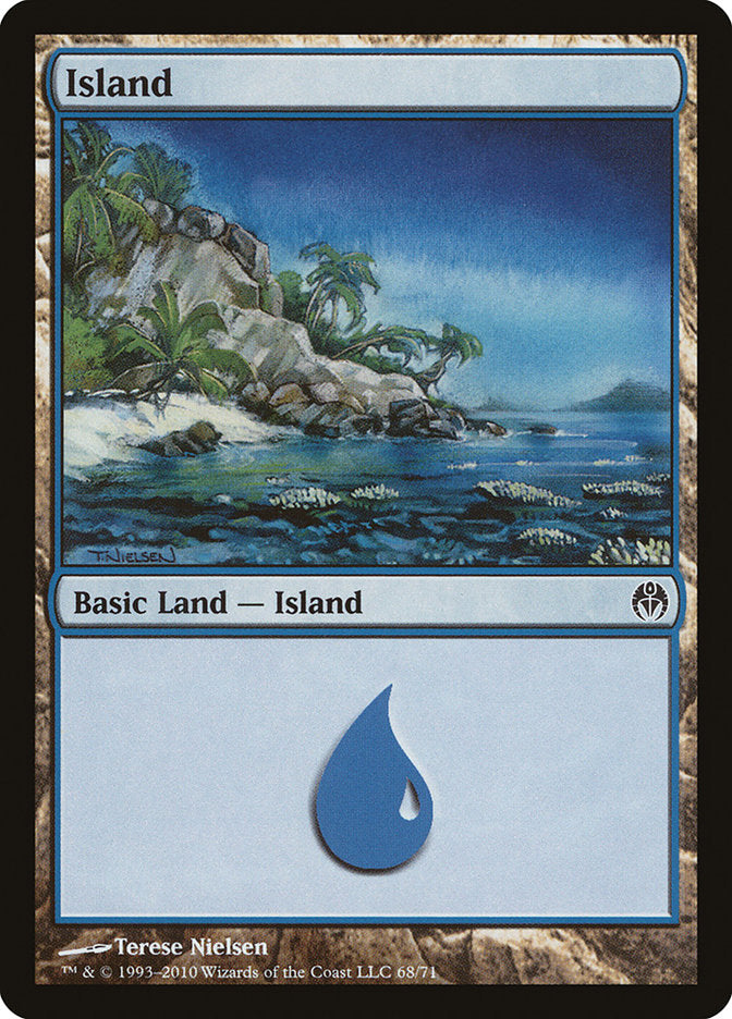 Island (68) [Duel Decks: Phyrexia vs. the Coalition] | L.A. Mood Comics and Games