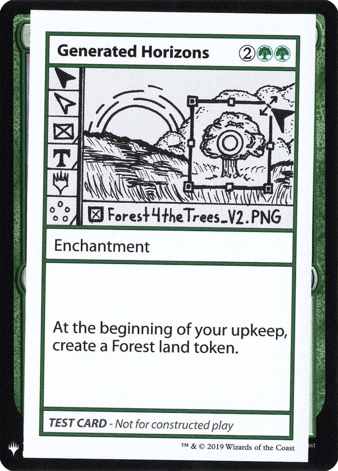 Generated Horizons [Mystery Booster Playtest Cards] | L.A. Mood Comics and Games