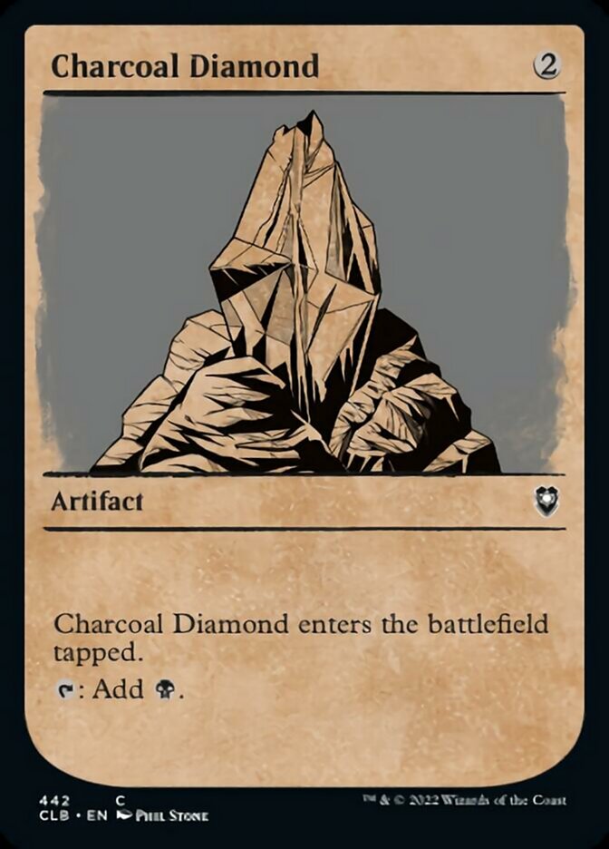 Charcoal Diamond (Showcase) [Commander Legends: Battle for Baldur's Gate] | L.A. Mood Comics and Games