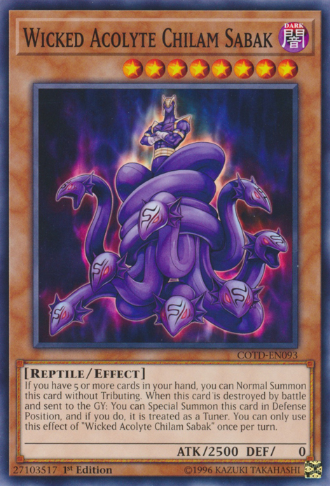 Wicked Acolyte Chilam Sabak [COTD-EN093] Common | L.A. Mood Comics and Games