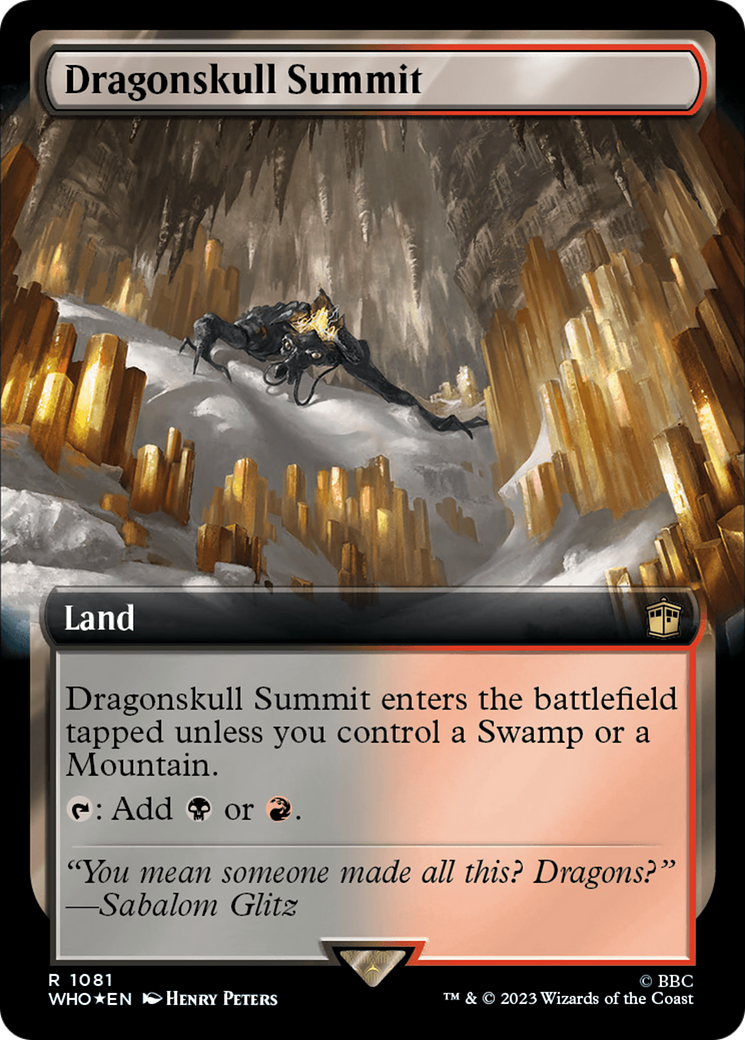 Dragonskull Summit (Extended Art) (Surge Foil) [Doctor Who] | L.A. Mood Comics and Games