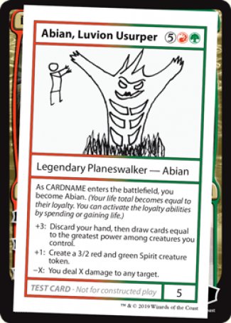Abian, Luvion Usurper (2021 Edition) [Mystery Booster Playtest Cards] | L.A. Mood Comics and Games
