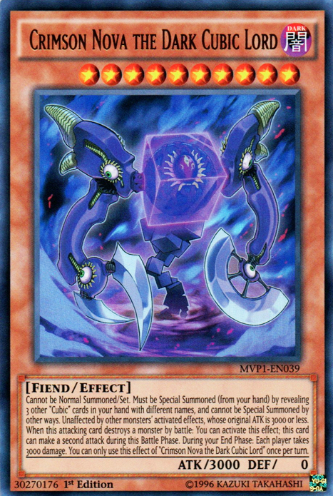 Crimson Nova the Dark Cubic Lord [MVP1-EN039] Ultra Rare | L.A. Mood Comics and Games