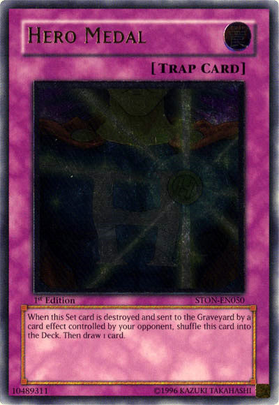 Hero Medal [STON-EN050] Ultimate Rare | L.A. Mood Comics and Games