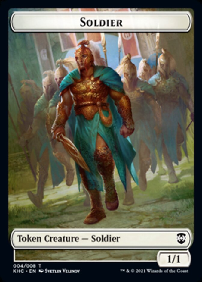 Soldier Token [Kaldheim Commander Tokens] | L.A. Mood Comics and Games