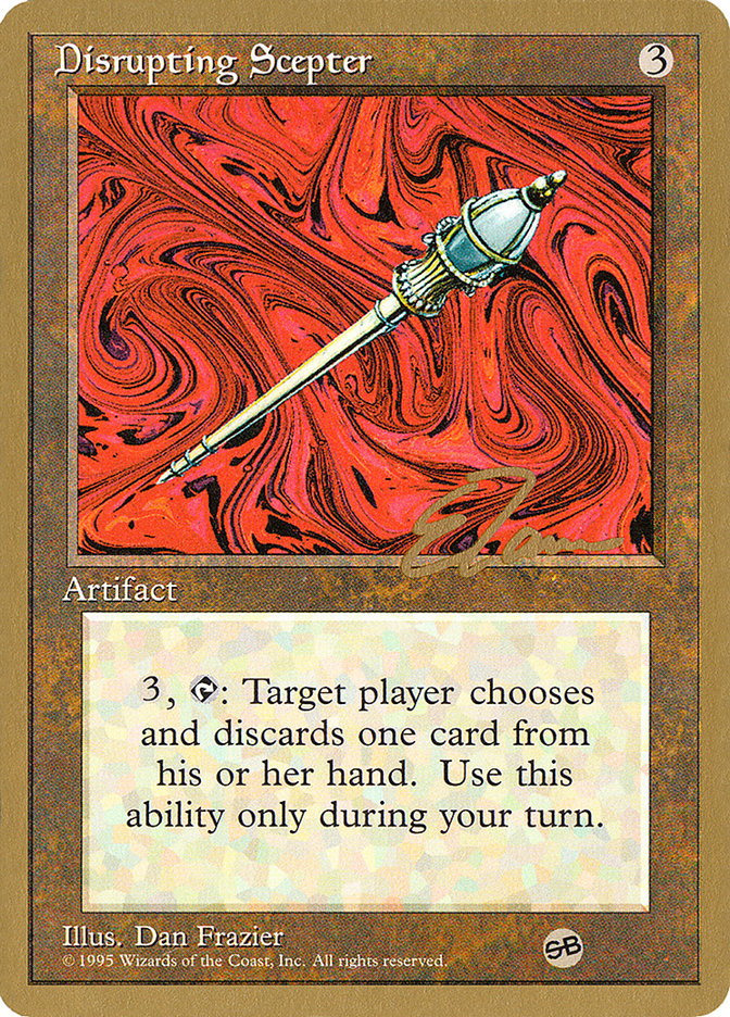 Disrupting Scepter (Eric Tam) (SB) [Pro Tour Collector Set] | L.A. Mood Comics and Games