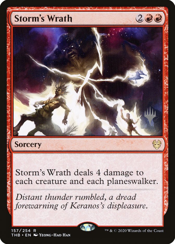 Storm's Wrath (Promo Pack) [Theros Beyond Death Promos] | L.A. Mood Comics and Games