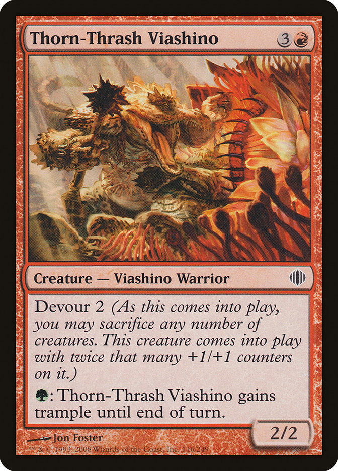Thorn-Thrash Viashino [Shards of Alara] | L.A. Mood Comics and Games