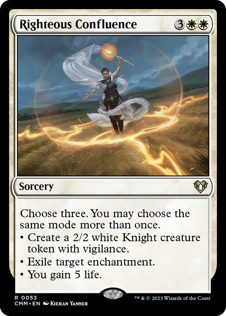 Righteous Confluence [Commander Masters] | L.A. Mood Comics and Games