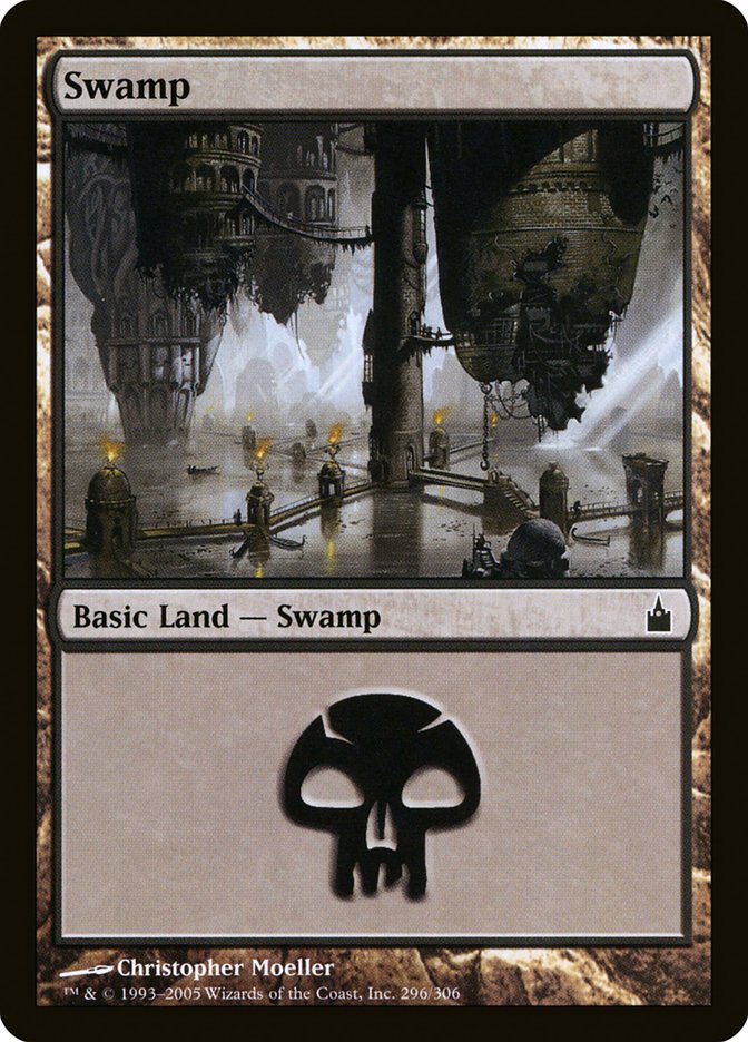 Swamp (296) [Ravnica: City of Guilds] | L.A. Mood Comics and Games