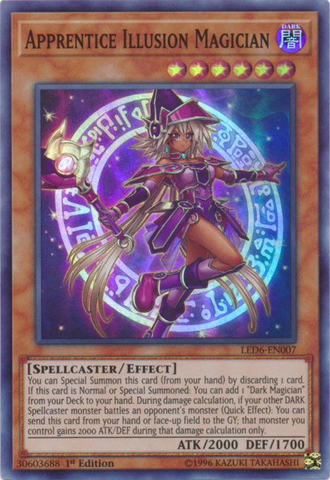 Apprentice Illusion Magician [LED6-EN007] Super Rare | L.A. Mood Comics and Games