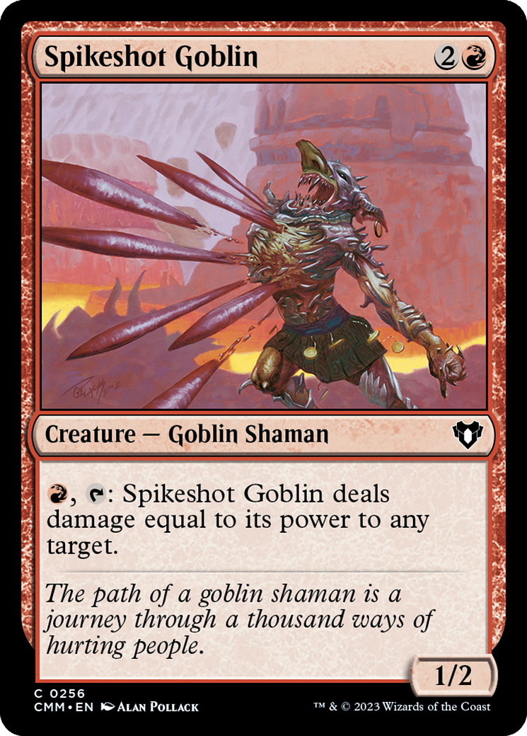 Spikeshot Goblin [Commander Masters] | L.A. Mood Comics and Games