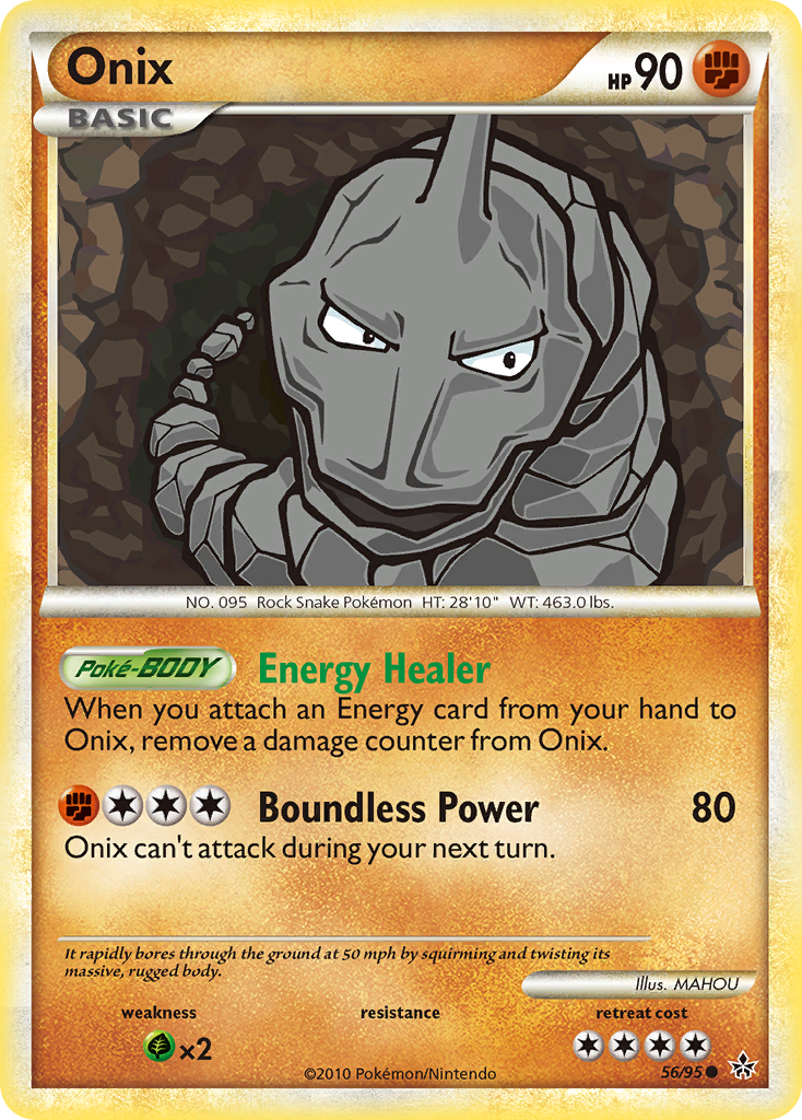Onix (56/95) [HeartGold & SoulSilver: Unleashed] | L.A. Mood Comics and Games