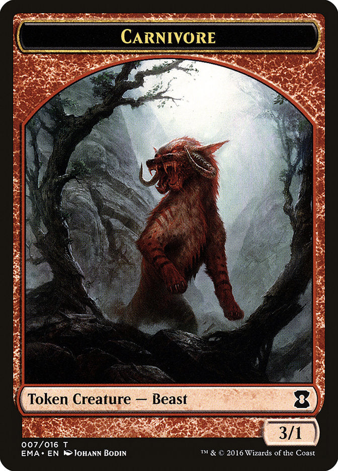Carnivore Token [Eternal Masters Tokens] | L.A. Mood Comics and Games