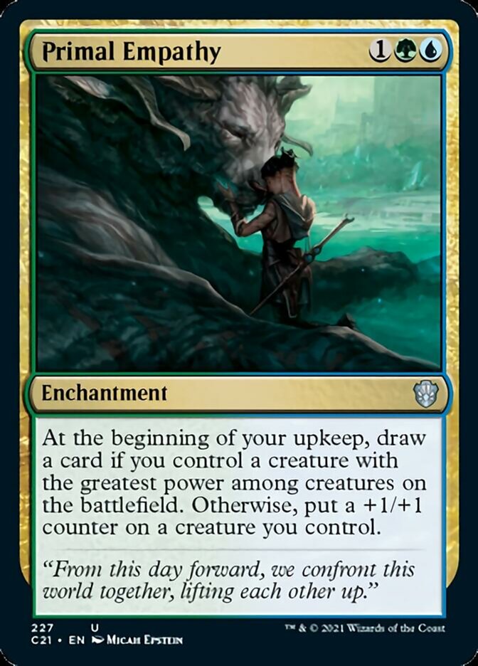 Primal Empathy [Commander 2021] | L.A. Mood Comics and Games
