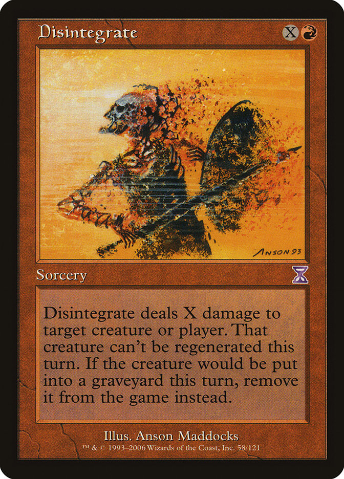 Disintegrate [Time Spiral Timeshifted] | L.A. Mood Comics and Games