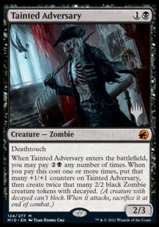 Tainted Adversary (Promo Pack) [Innistrad: Midnight Hunt Promos] | L.A. Mood Comics and Games