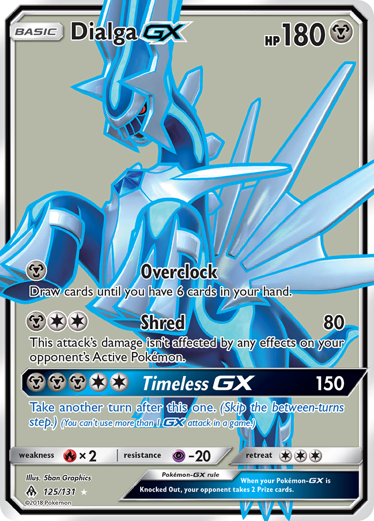 Dialga GX (125/131) [Sun & Moon: Forbidden Light] | L.A. Mood Comics and Games