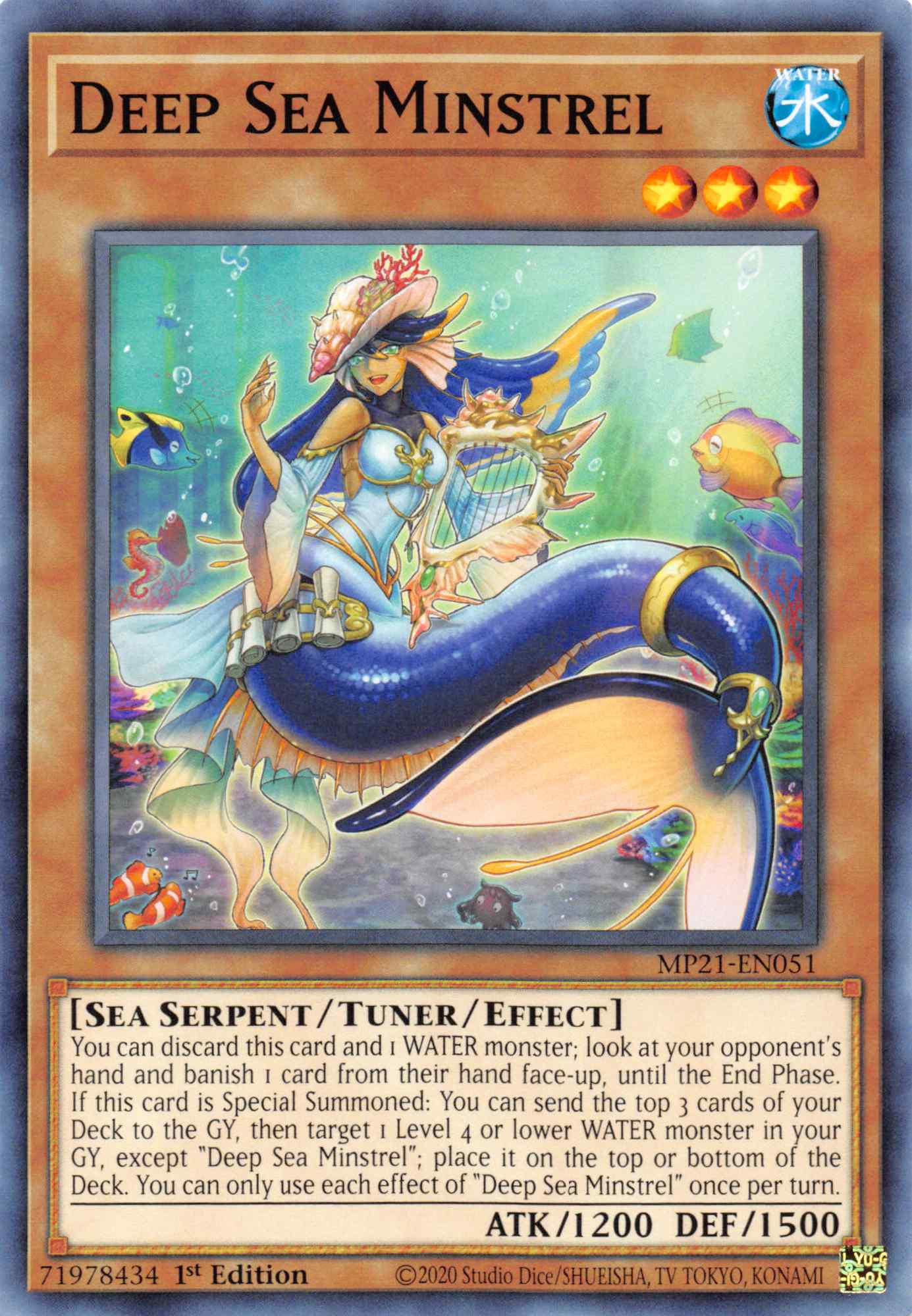 Deep Sea Minstrel [MP21-EN051] Common | L.A. Mood Comics and Games