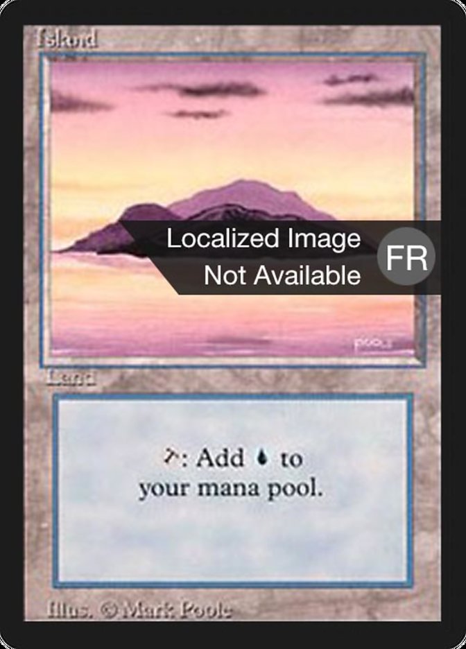 Island (A) [Foreign Black Border] | L.A. Mood Comics and Games