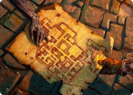 Dungeon Map Art Card [Dungeons & Dragons: Adventures in the Forgotten Realms Art Series] | L.A. Mood Comics and Games
