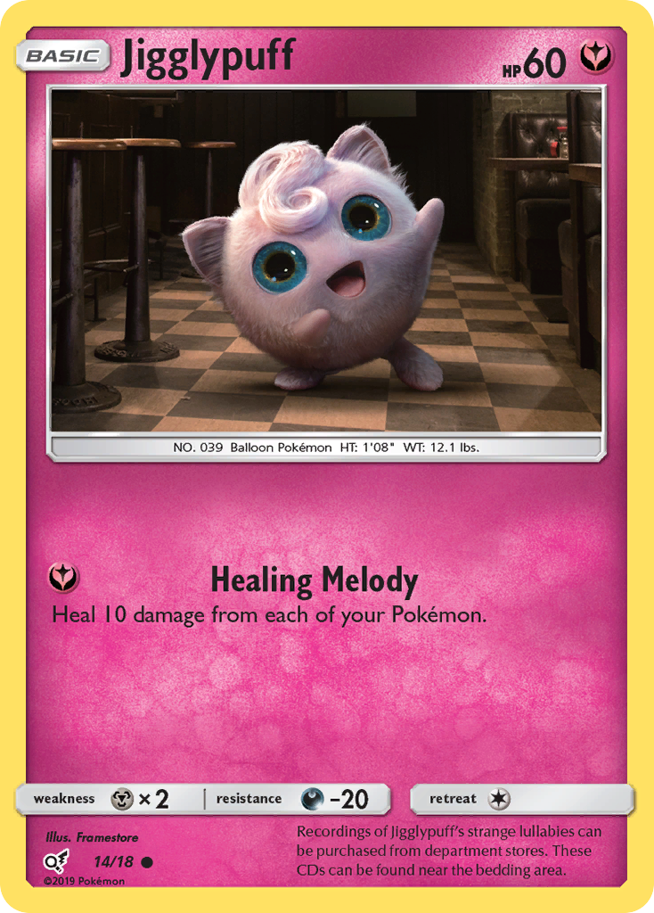 Jigglypuff (14/18) [Sun & Moon: Detective Pikachu] | L.A. Mood Comics and Games