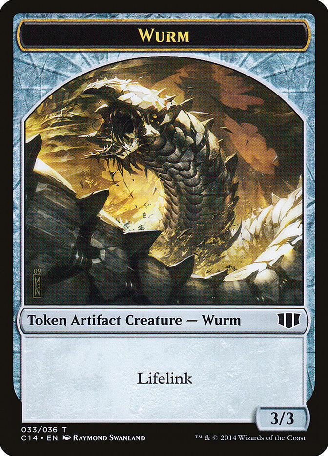 Wurm (033/036) // Goat Double-Sided Token [Commander 2014 Tokens] | L.A. Mood Comics and Games
