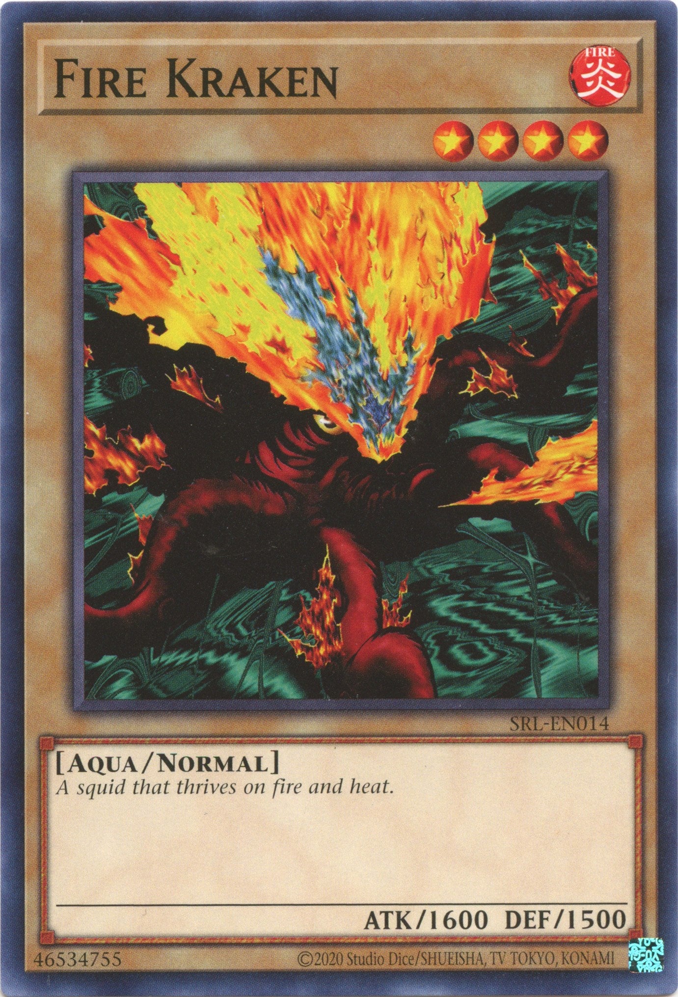 Fire Kraken (25th Anniversary) [SRL-EN014] Common | L.A. Mood Comics and Games