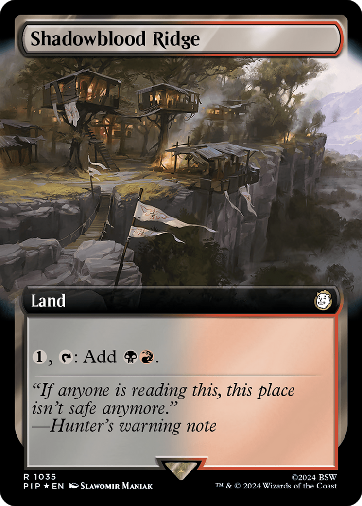 Shadowblood Ridge (Extended Art) (Surge Foil) [Fallout] | L.A. Mood Comics and Games