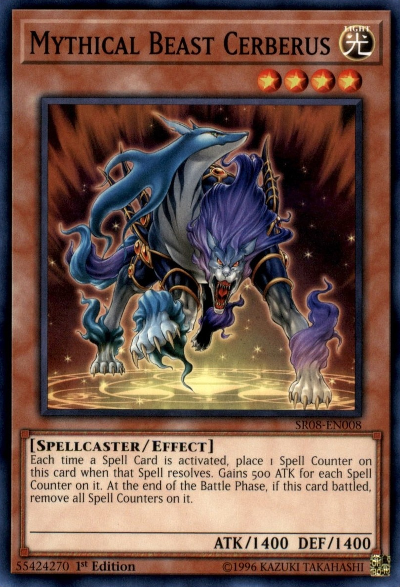Mythical Beast Cerberus [SR08-EN008] Common | L.A. Mood Comics and Games