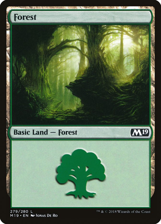 Forest (279) [Core Set 2019] | L.A. Mood Comics and Games