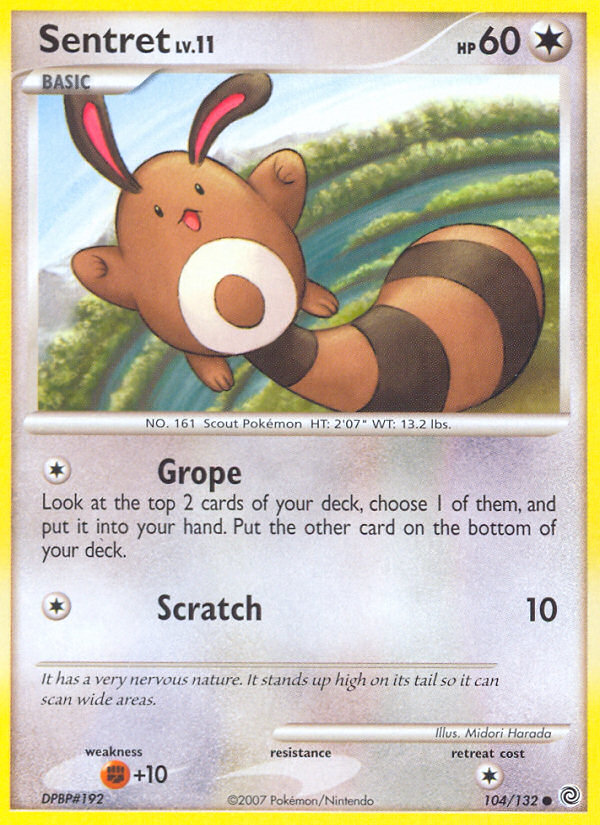 Sentret (104/132) [Diamond & Pearl: Secret Wonders] | L.A. Mood Comics and Games