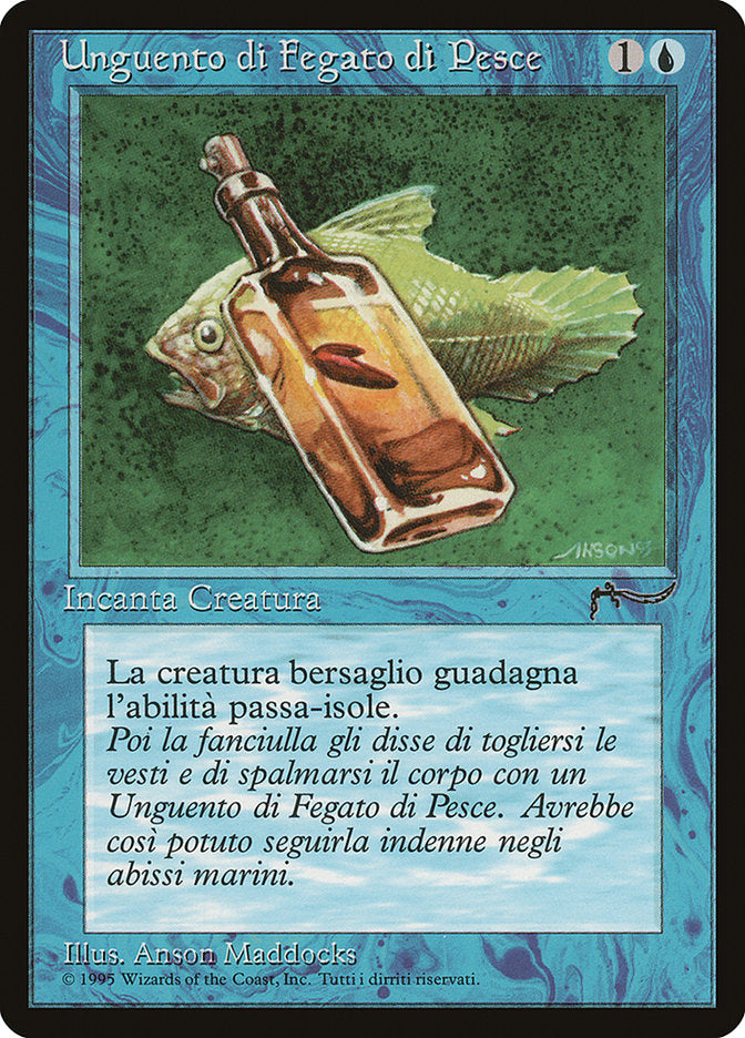 Fishliver Oil (Italian) "Unguento di Fegato di Pesce" [Rinascimento] | L.A. Mood Comics and Games