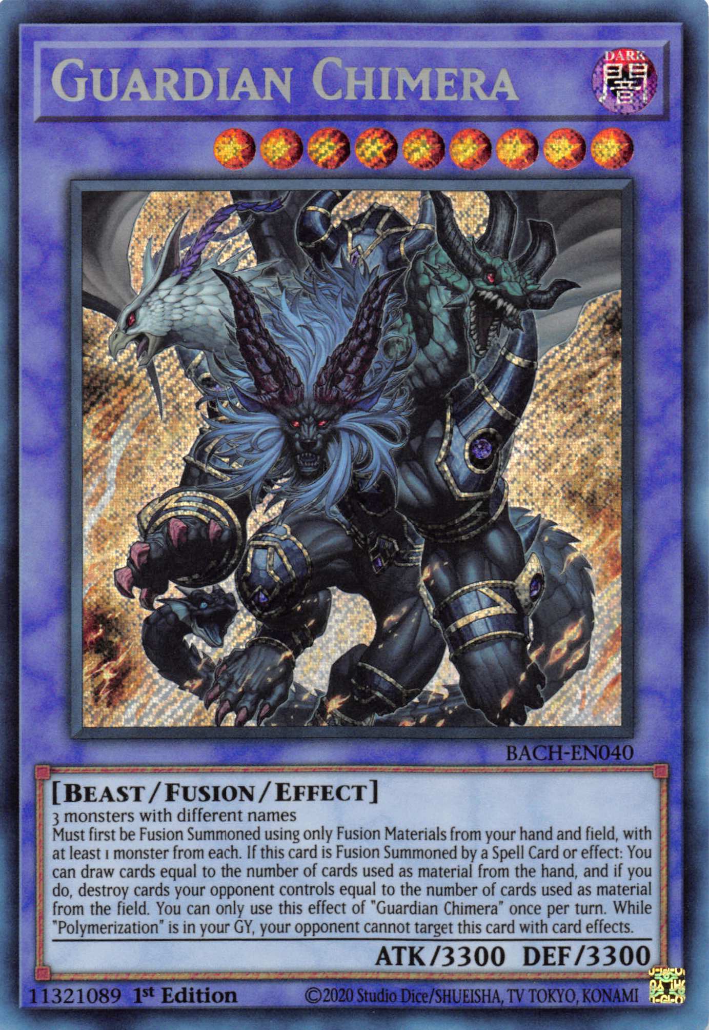 Guardian Chimera [BACH-EN040] Secret Rare | L.A. Mood Comics and Games