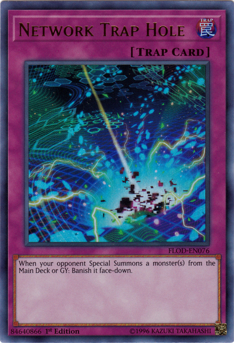Network Trap Hole [FLOD-EN076] Ultra Rare | L.A. Mood Comics and Games