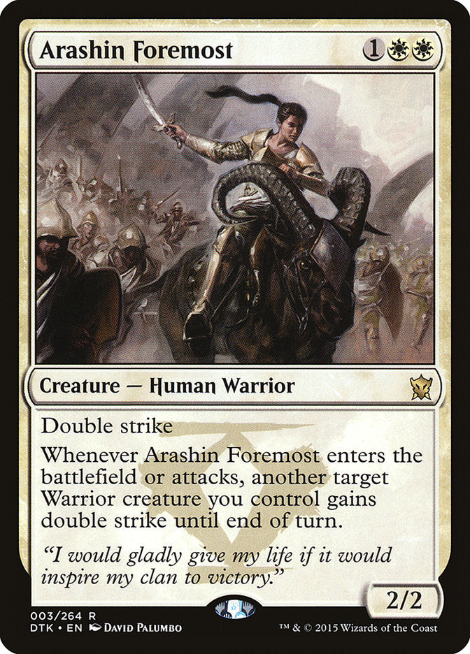 Arashin Foremost [Dragons of Tarkir] | L.A. Mood Comics and Games