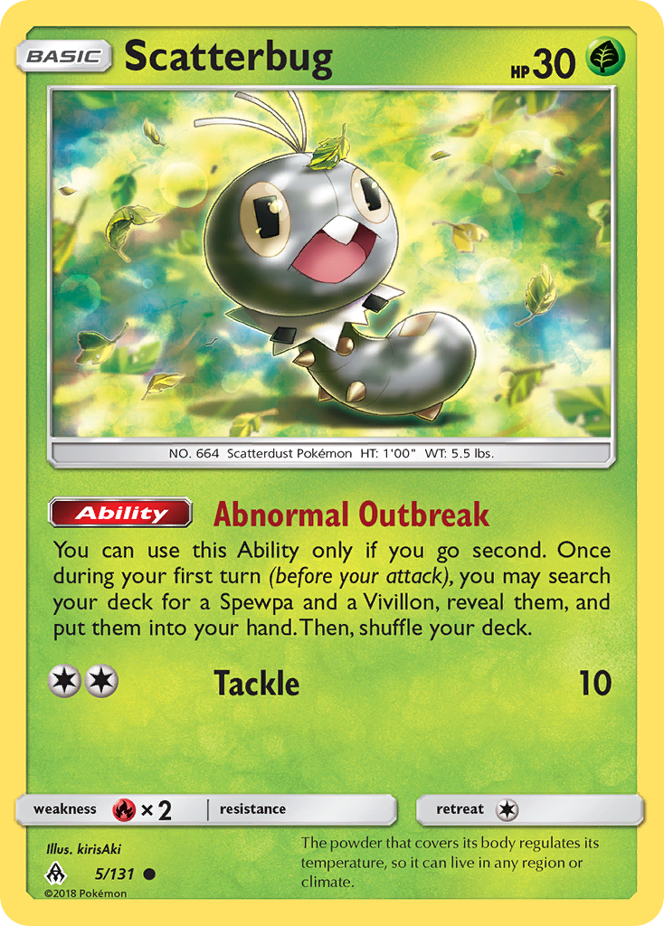 Scatterbug (5/131) [Sun & Moon: Forbidden Light] | L.A. Mood Comics and Games
